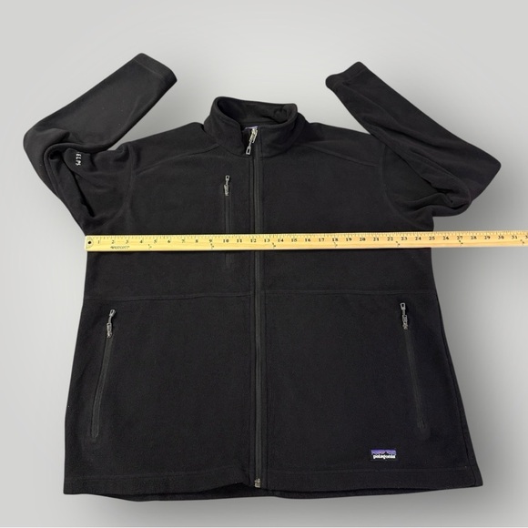 PATAGONIA Micro Synchilla Jacket Sz L Black - Picture 7 of 9